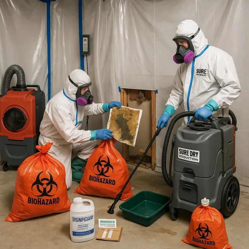 Contaminated Water Handling Protocols process in Liborio Negron Torres, PR